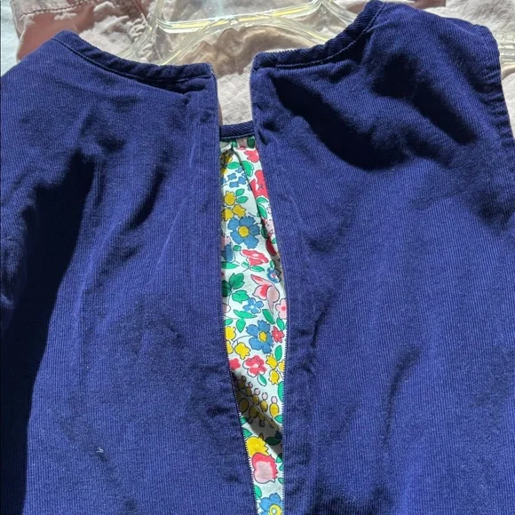 Mini Boden Dark Blue Dress with Cat Pockets Size 11-12 Years - Picture 3 of 4